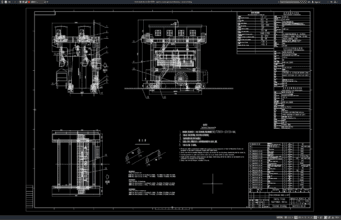 Download Gantry Crane General Drawing DWG AutoCAD gantry crane general drawing