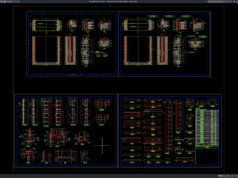 Download Intake Trash Rack Sections Details DWG AutoCAD intake trash rack sections details