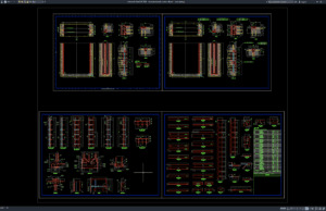 Download Intake Trash Rack Sections Details DWG AutoCAD intake trash rack sections details