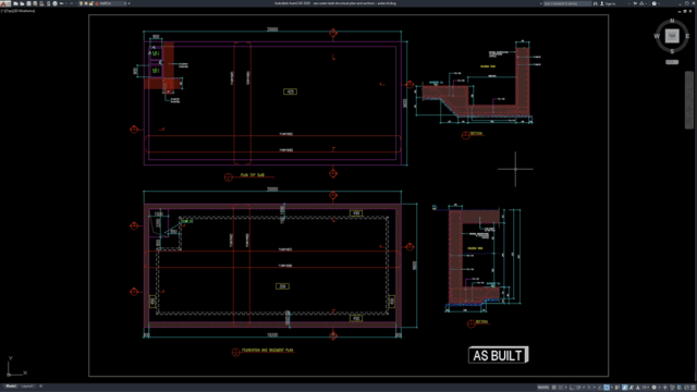 raw water tank structural plan and sections raw water tank structural plan and sections