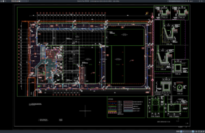 Download Site Drainage Layout Plan and Sections Details DWG AutoCAD site drainage layout plan and sections details