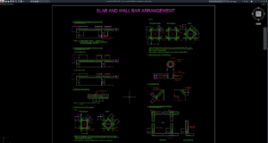 slab and wall standard bar arrangement
