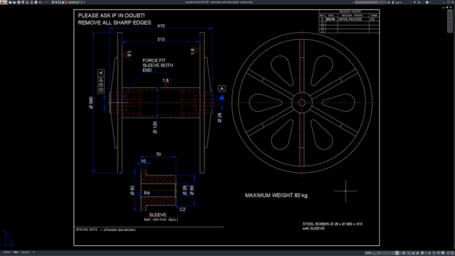 steel pulley with sleeve details steel pulley with sleeve details