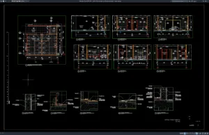 Download Toilet Office Elevations and Sections Details DWG AutoCAD toilet office elevations and sections details
