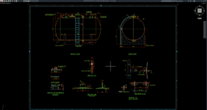 acid storage tank drawing details