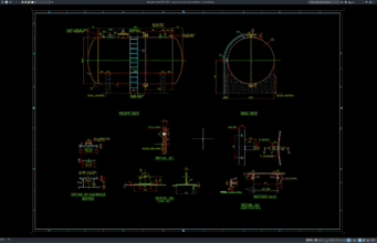 acid storage tank drawing details