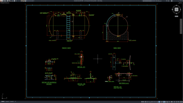 acid storage tank drawing details acid storage tank drawing details