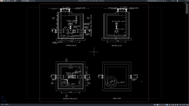 air valve chamber details