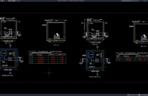 Download Connecting Valve Chamber Details DWG AutoCAD connecting valve chamber details