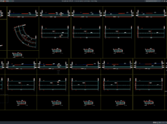 Download Curved Concrete Box Culvert Layout DWG AutoCAD curved concrete box culvert layout