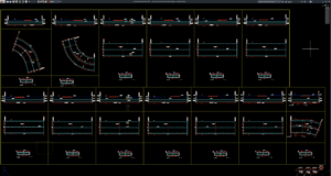 curved concrete box culvert layout