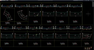 curved concrete box culvert layout