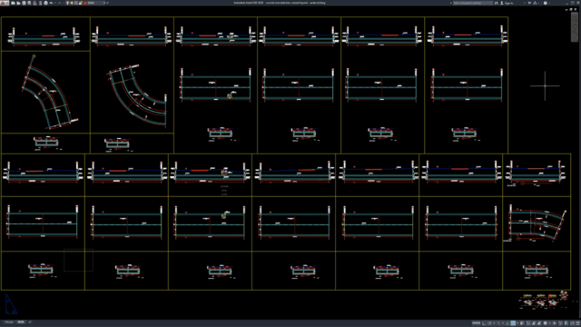 curved concrete box culvert layout