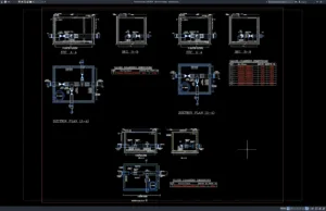 Download Detail Bak Katup DWG AutoCAD detail bak katup