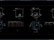 Download Detail Bak Katup Penghubung DWG AutoCAD detail bak katup penghubung