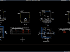 Download Detail Bak Katup Penghubung DWG AutoCAD detail bak katup penghubung
