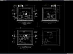 Download Detail Bak Katup Penguras DWG AutoCAD detail bak katup penguras