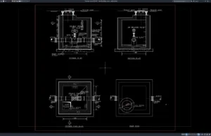 Download Detail Bak Katup Udara DWG AutoCAD detail bak katup udara