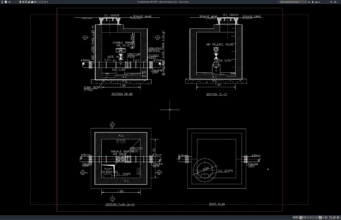Download Detail Bak Katup Udara DWG AutoCAD detail bak katup udara