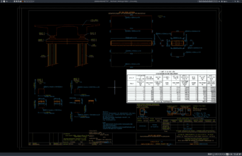Download Detail Balok Melintang Jembatan DWG AutoCAD detail balok melintang jembatan