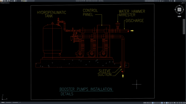 detail instalasi pompa booster detail instalasi pompa booster