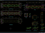 Download Detail Layout Jembatan Baja dan Tumpuan Bearing DWG AutoCAD detail layout jembatan baja dan tumpuan bearing