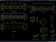 detail layout jembatan baja dan tumpuan bearing