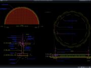 Download Detail Penulangan Pondasi Tangki DWG AutoCAD detail penulangan pondasi tangki