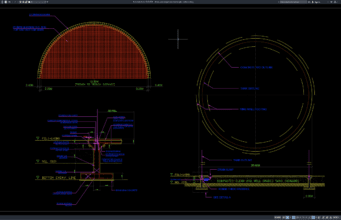 Download Detail Penulangan Pondasi Tangki DWG AutoCAD detail penulangan pondasi tangki