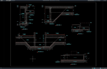Download Detail Pondasi Beton Lift DWG AutoCAD detail pondasi beton lift