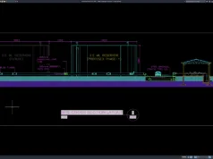 Download Detail Potongan Reservoir DWG AutoCAD detail potongan reservoir