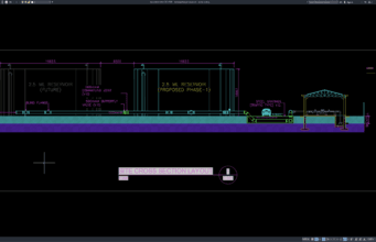 Download Detail Potongan Reservoir DWG AutoCAD detail potongan reservoir