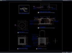 Download Detail Potongan Septik Bio Tank DWG AutoCAD detail potongan septik bio tank