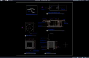 Download Detail Potongan Septik Bio Tank DWG AutoCAD detail potongan septik bio tank
