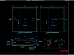 Download Detail Potongan Tangki Penampung Air Limbah DWG AutoCAD detail potongan tangki penampung air limbah