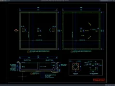 Download Detail Potongan Tangki Penampung Air Limbah DWG AutoCAD detail potongan tangki penampung air limbah