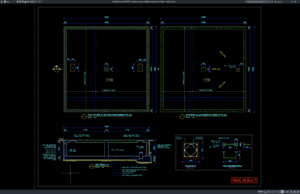 Download Detail Potongan Tangki Penampung Air Limbah DWG AutoCAD detail potongan tangki penampung air limbah