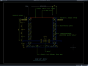 Download Detail Potongan Valve Box DWG AutoCAD detail potongan valve box