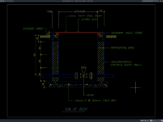 Download Detail Potongan Valve Box DWG AutoCAD detail potongan valve box