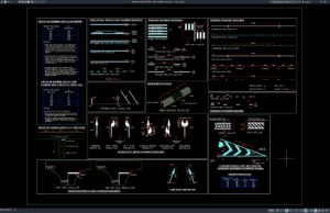 Download Detail Standar Marka Jalan DWG AutoCAD detail standar marka jalan