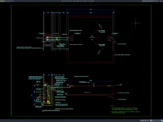 Download Detail Stasiun Pompa Air Limbah DWG AutoCAD detail stasiun pompa air limbah