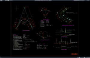 Download Detail Superelevasi Kurva Transisi Jalan DWG AutoCAD detail superelevasi kurva transisi jalan