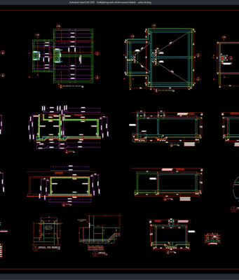 firefighting tank reinforcement details