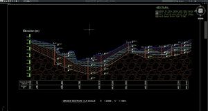geotechnical cross section