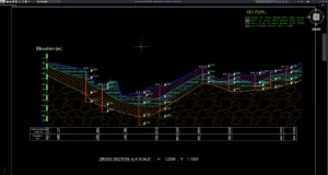 geotechnical cross section