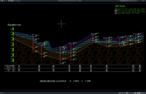 geotechnical cross section