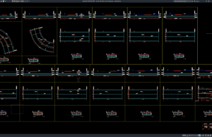 Download Layout Beton Box Culvert Lengkung DWG AutoCAD layout beton box culvert lengkung