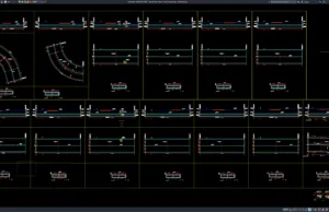 Download Layout Beton Box Culvert Lengkung DWG AutoCAD layout beton box culvert lengkung