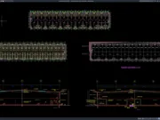 Download Layout Penerangan dan Daya Gudang DWG AutoCAD layout penerangan dan daya gudang