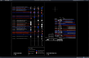 Download Layout Tampak Lokasi Antena Bandara DWG AutoCAD layout tampak lokasi antena bandara